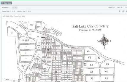 Salt Lake City Cemetery Map