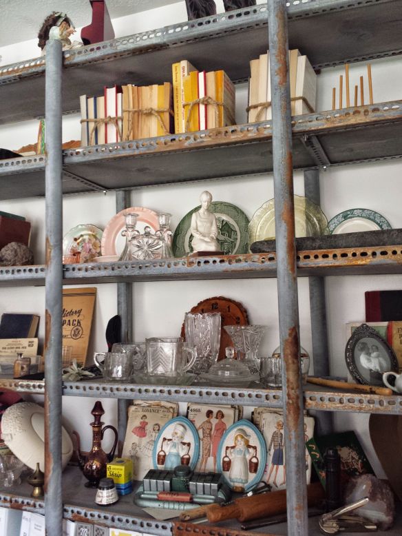 DIY industrial shelving